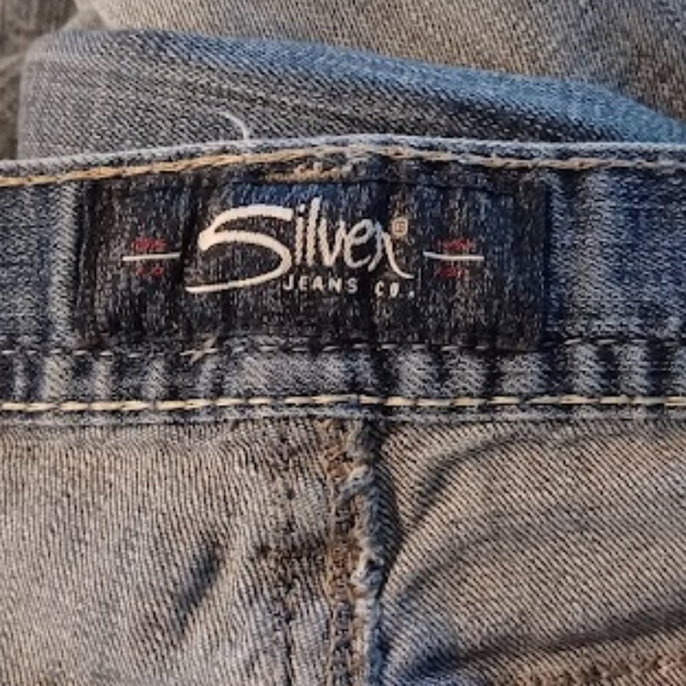 Silver Jeans Co. Men's classic straight relaxed stretch jeans, W36/L36 - Picture 2 of 9